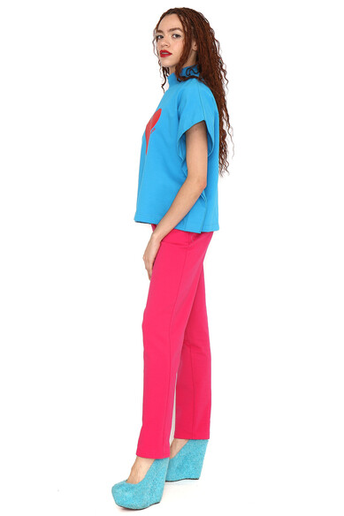 Agatha ruiz de la prada PONCHO CORAZON ROJO Envío internacional gratuito