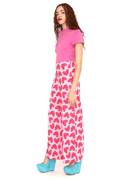 Agatha ruiz de la prada PANTALON CANALE CORAZON PETALOS Tienda de fábrica