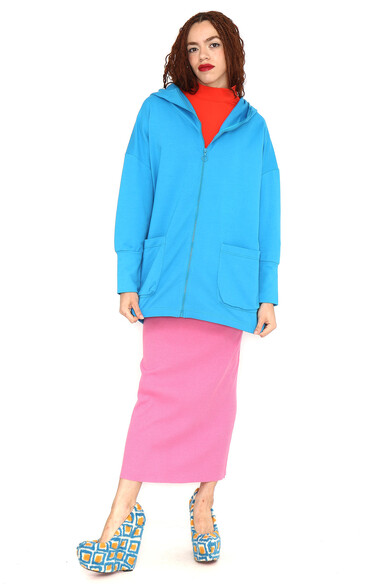 Agatha ruiz de la prada SUDADERA OVERSIZE AZUL NUBE Limitado a 3 días