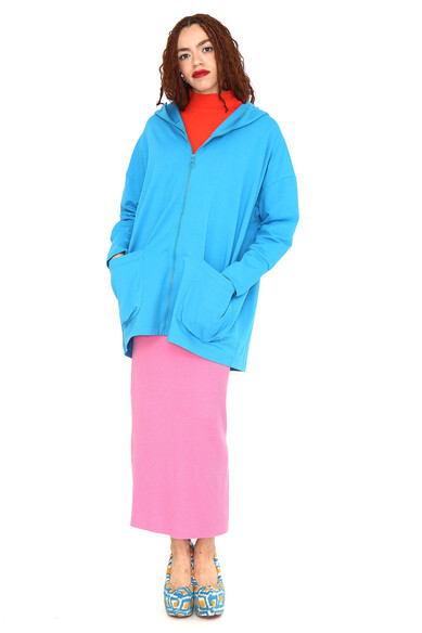 Agatha ruiz de la prada SUDADERA OVERSIZE AZUL NUBE Limitado a 3 días
