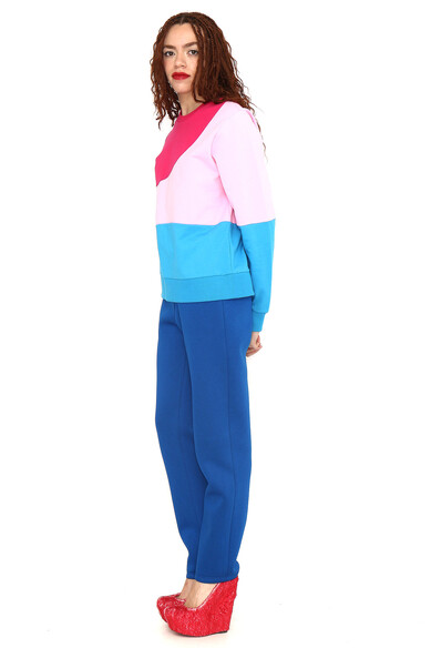 Agatha ruiz de la prada SUDADERA ROSA TOPO FUCSIA Y AZUL Descuentos del mes