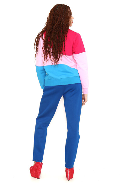 Agatha ruiz de la prada SUDADERA ROSA TOPO FUCSIA Y AZUL Descuentos del mes