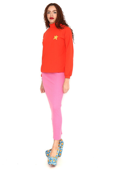 Agatha ruiz de la prada CAMISETA CA NARANJA ESTRELLA Última moda