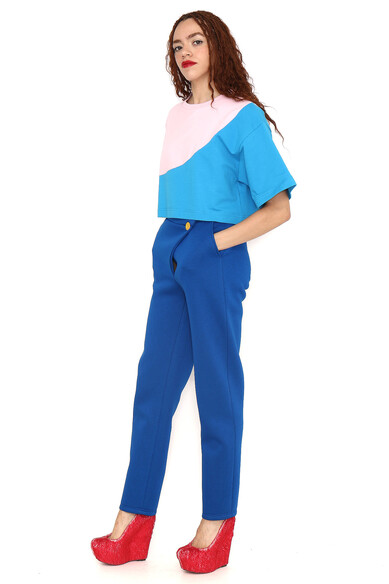 Agatha ruiz de la prada CAMISETA ROSA ONDA AZUL Grandes ahorros