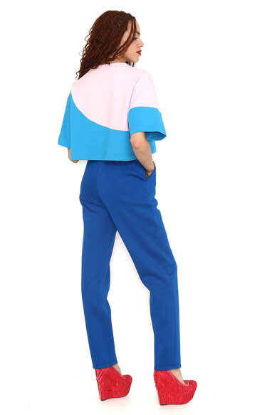 Agatha ruiz de la prada CAMISETA ROSA ONDA AZUL Grandes ahorros