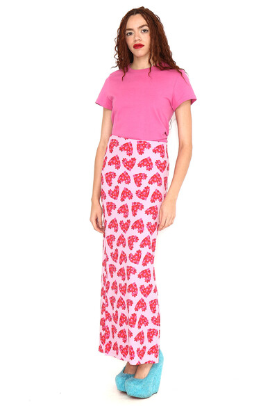 Agatha ruiz de la prada FALDA CANALE CORAZON PETALOS Precio ultrabajo