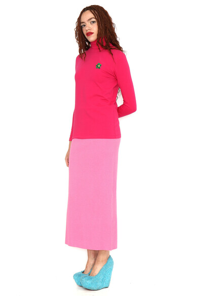 Agatha ruiz de la prada CAMISETA FUCSIA CA FLOR VERDE Outlet