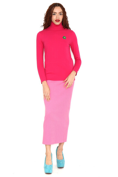 Agatha ruiz de la prada CAMISETA FUCSIA CA FLOR VERDE Outlet