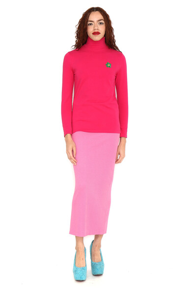 Agatha ruiz de la prada CAMISETA FUCSIA CA FLOR VERDE Outlet