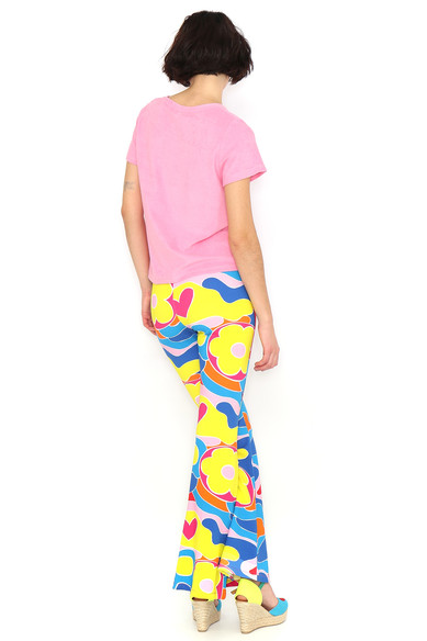 Agatha ruiz de la prada CAMISETA ROSA CUADRADO AZUL Tienda