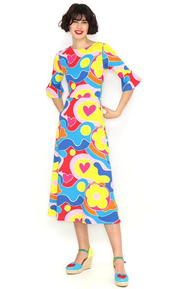 Agatha ruiz de la prada VESTIDO ESTAMPADO MULTICOLOR