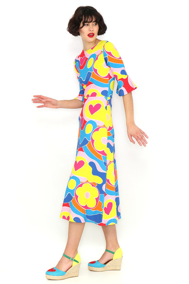 Agatha ruiz de la prada VESTIDO ESTAMPADO MULTICOLOR Rebajas online