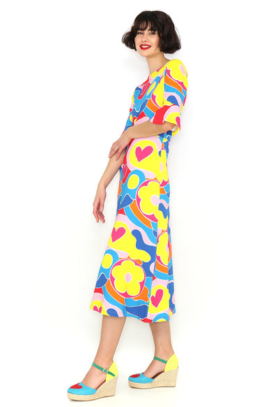 Agatha ruiz de la prada VESTIDO ESTAMPADO MULTICOLOR Rebajas online