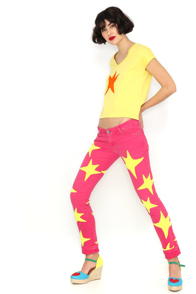 Agatha ruiz de la prada CAMISETA ESTRELLA NARANJA Rebajas top
