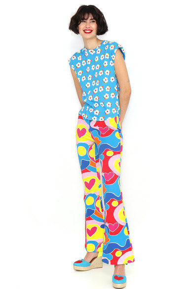 Agatha ruiz de la prada CAMISETA FLORES HOMBRERAS Envío gratis