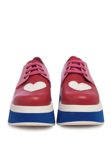 Agatha ruiz de la prada BLUCHER PLATAFORMA ROSA Grandes descuentos