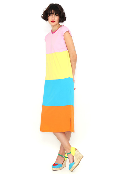 Agatha ruiz de la prada VESTIDO RAYAS HOMBRERAS Descuentos del mes