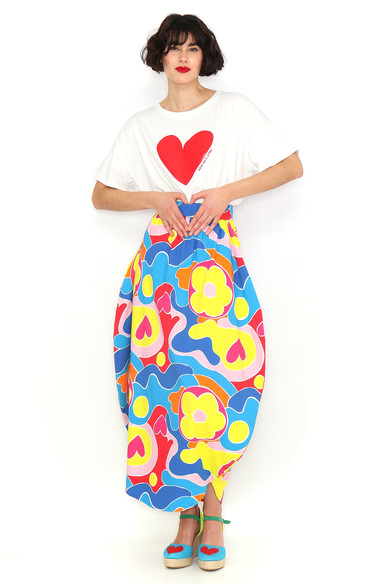 Agatha ruiz de la prada FALDA LARGA CIRCULO MULTICOLOR Oferta exclusiva