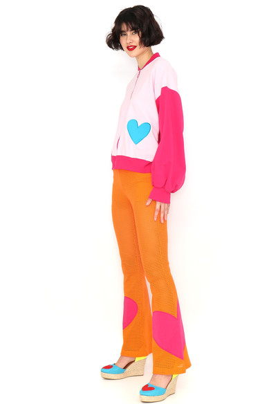 Agatha ruiz de la prada PANTALON NARANJA CALADO Última moda