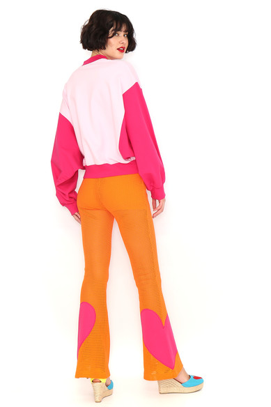 Agatha ruiz de la prada PANTALON NARANJA CALADO Última moda