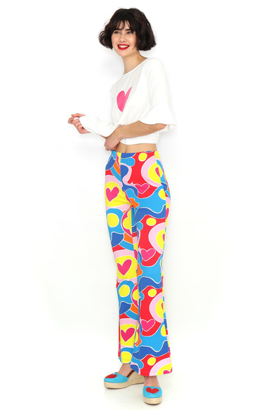 Agatha ruiz de la prada PANTALON MULTICOLOR FLARE Descuento por venta flash