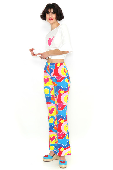 Agatha ruiz de la prada PANTALON MULTICOLOR FLARE Descuento por venta flash