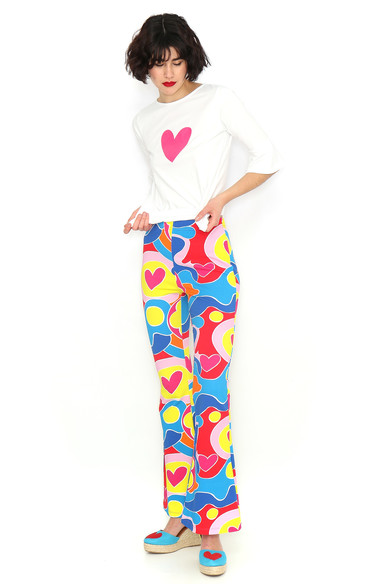Agatha ruiz de la prada PANTALON MULTICOLOR FLARE Descuento por venta flash