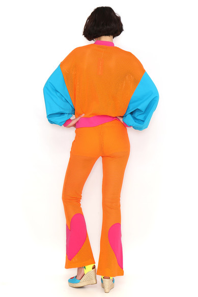 Agatha ruiz de la prada CHAQUETA CALADA NARANJA Ofertas especiales