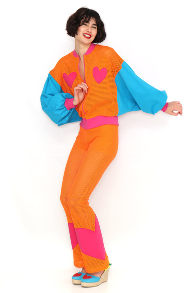Agatha ruiz de la prada CHAQUETA CALADA NARANJA Ofertas especiales