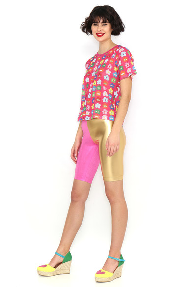 Agatha ruiz de la prada CAMISETA REJILLA FLORES COLORES Rebajas de fin de temporada