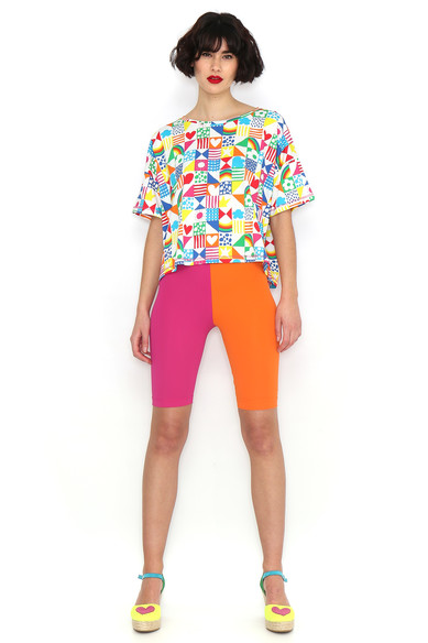 Agatha ruiz de la prada CAMISETA MULTICOLOR PATCH