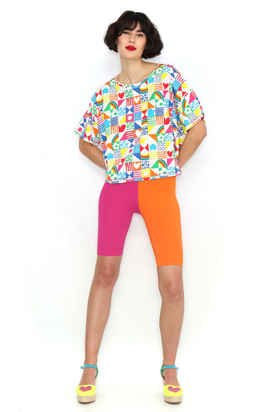 Agatha ruiz de la prada CAMISETA MULTICOLOR PATCH 2025
