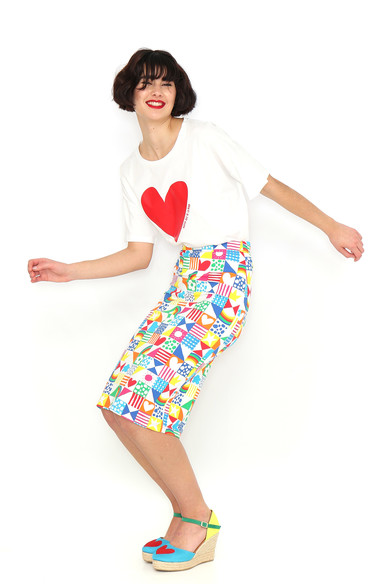 Agatha ruiz de la prada FALDA LAPIZ PATCH Outlet online