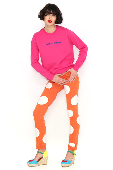 Agatha ruiz de la prada SUDADERA FUCSIA ARP Rebajas