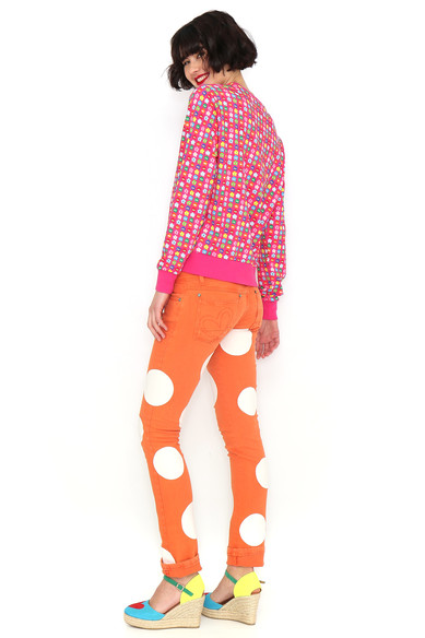 Agatha ruiz de la prada SUDADERA ESTAMPADA FUCSIA Ofertas