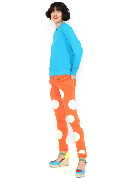 Agatha ruiz de la prada SUDADERA BASICA TURQUESA En oferta