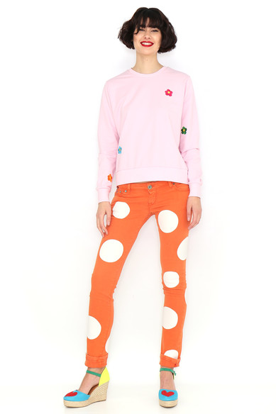 Agatha ruiz de la prada SUDADERA BASICA ROSA Rebajas baratas