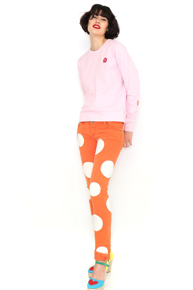 Agatha ruiz de la prada SUDADERA BASICA ROSA Rebajas baratas