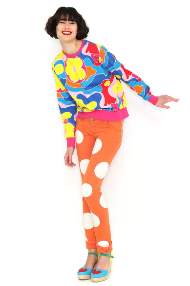 Agatha ruiz de la prada SUDADERA ESTAMPADO MULTICOLOR