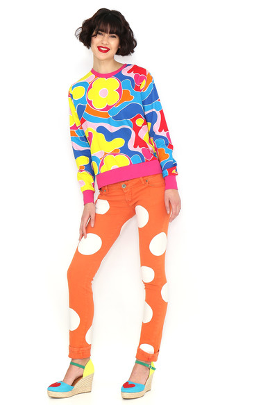 Agatha ruiz de la prada SUDADERA ESTAMPADO MULTICOLOR Rebajas de fábrica