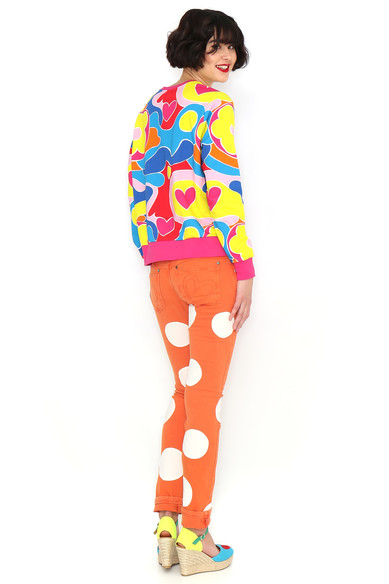Agatha ruiz de la prada SUDADERA ESTAMPADO MULTICOLOR Rebajas de fábrica