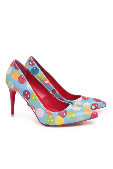 Agatha ruiz de la prada ZAPATOS AZUL CARITAS Oferta especial