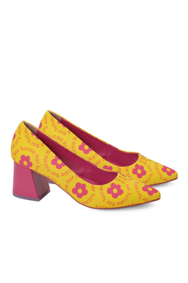 Agatha ruiz de la prada ZAPATO SALON AMARILLO Últimos 3 días