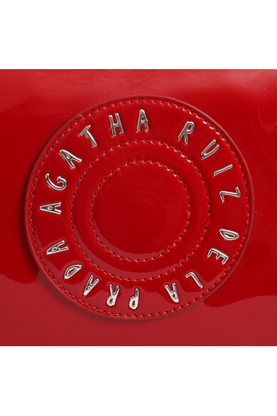 Agatha ruiz de la prada BOLSO BANDOLERA ROJO CHAROL Promoción trimestral