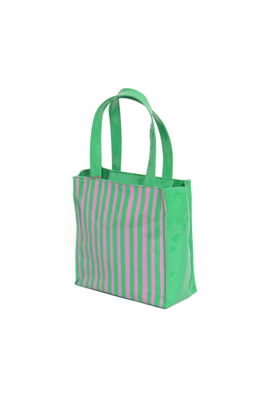 Agatha ruiz de la prada BOLSA RAYAS VERDE/FUCSIA PEQUEÑA Descuento