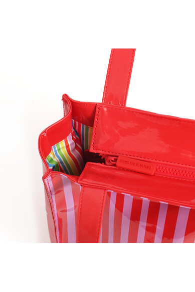 Agatha ruiz de la prada BOLSA RAYAS ROJO/FUCSIA PEQUEÑA Tienda