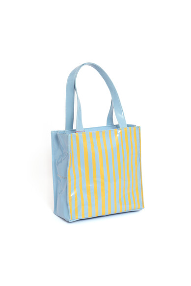 Agatha ruiz de la prada BOLSA PLASTIFICADA AZUL LOVE Tienda