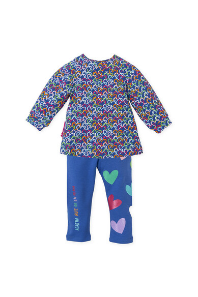 Agatha ruiz de la prada CJNTO SUDADERA+LEGGIN CORAZONES Oferta especial