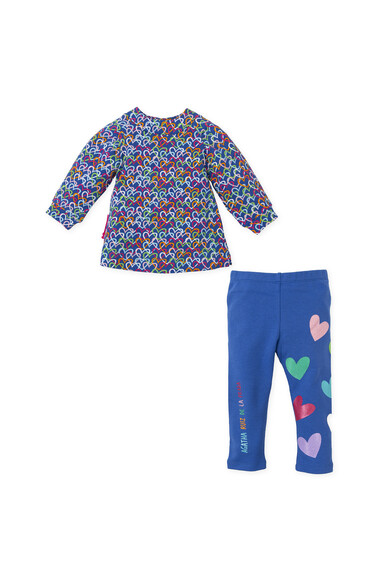 Agatha ruiz de la prada CJNTO SUDADERA+LEGGIN CORAZONES Oferta especial