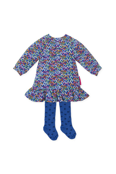 Agatha ruiz de la prada VESTIDO AZUL CORAZONES Precio de fábrica
